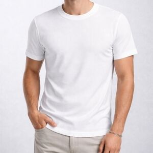 Classic White Men's Short Sleeve Tee